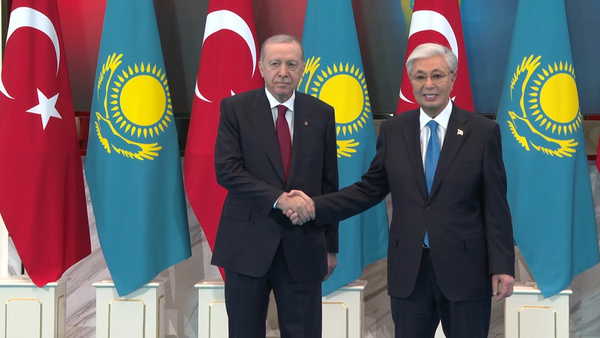 Erdoğan Holds Meeting with Kazakhstan's President Tokayev