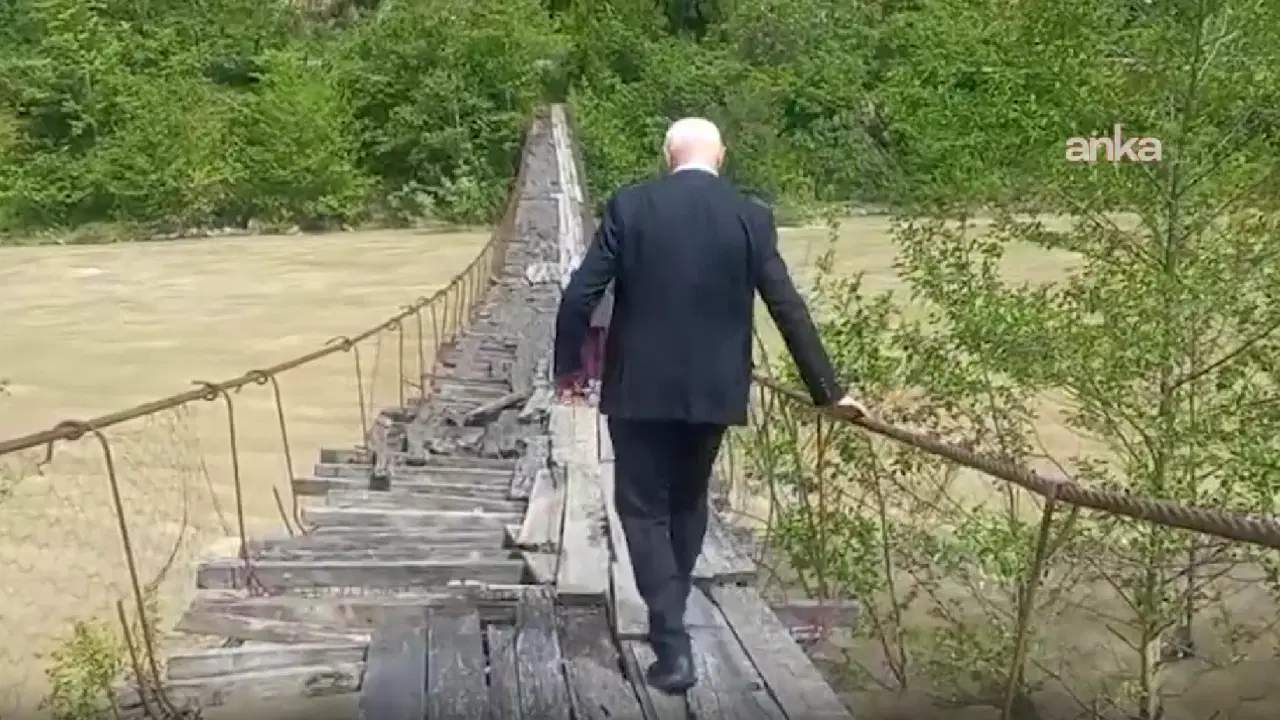 Residents of Tirebolu Demand Repairs for Deteriorating Suspension Bridge