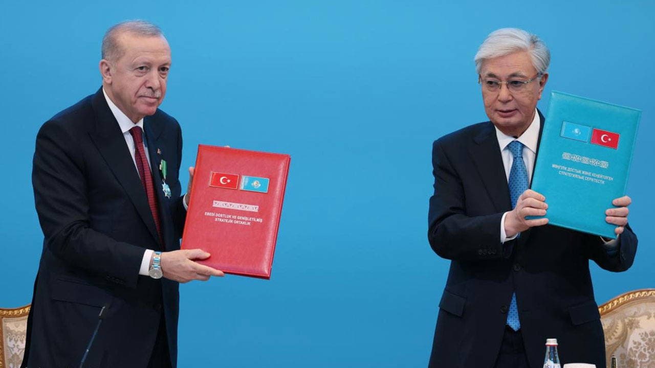 Erdoğan ve Tokayev Arasında 13 Anlaşma İmzalandı