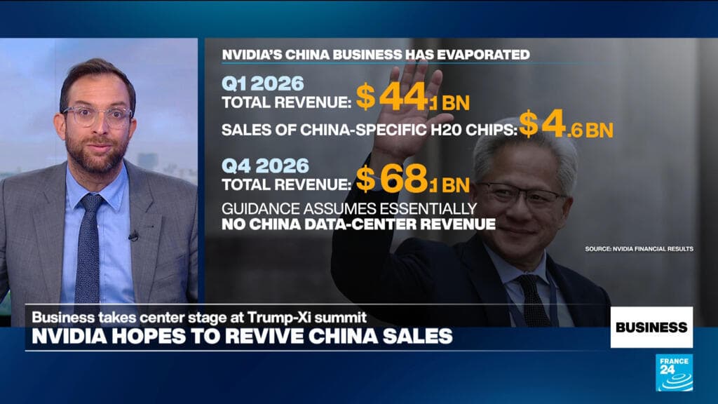 Nvidia's CEO Jensen Huang Joins Trump-Xi Summit to Discuss Chip Sales to China